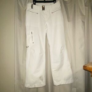 Bogner Ski Pants white bootcut snow bottoms